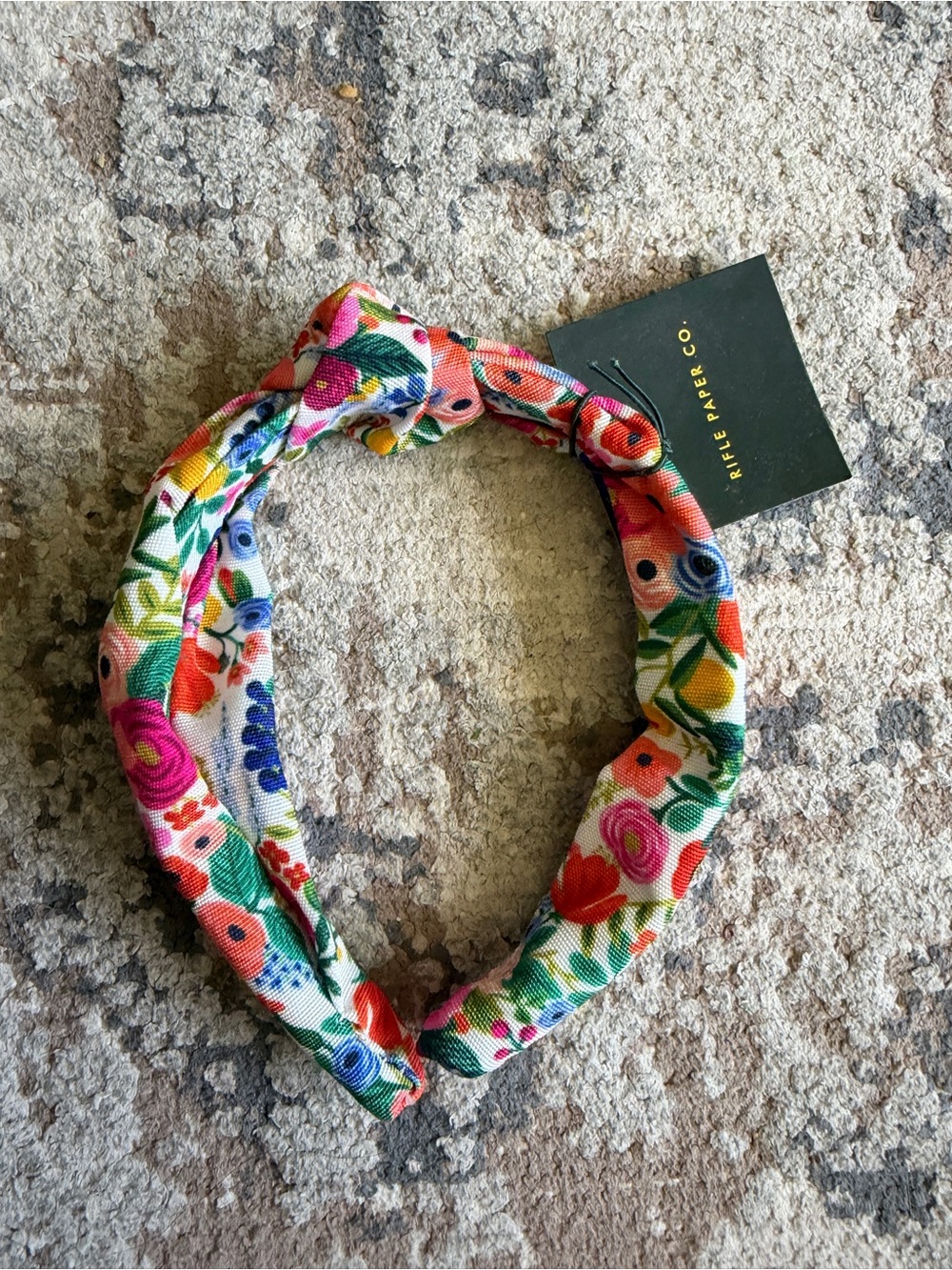 Rifle Paper Co. Floral Knot Headband in Pink, Red, Blue, Green, Yellow